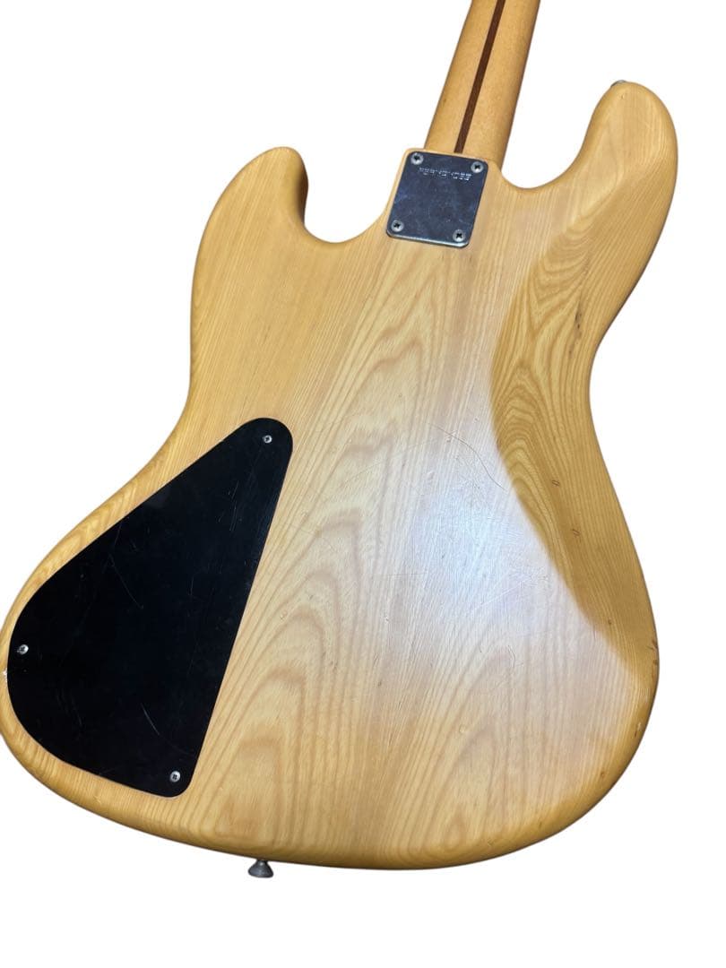 ナチュラル 木目 金文字 EMG FERNANDES ジャズベース JB タイプ