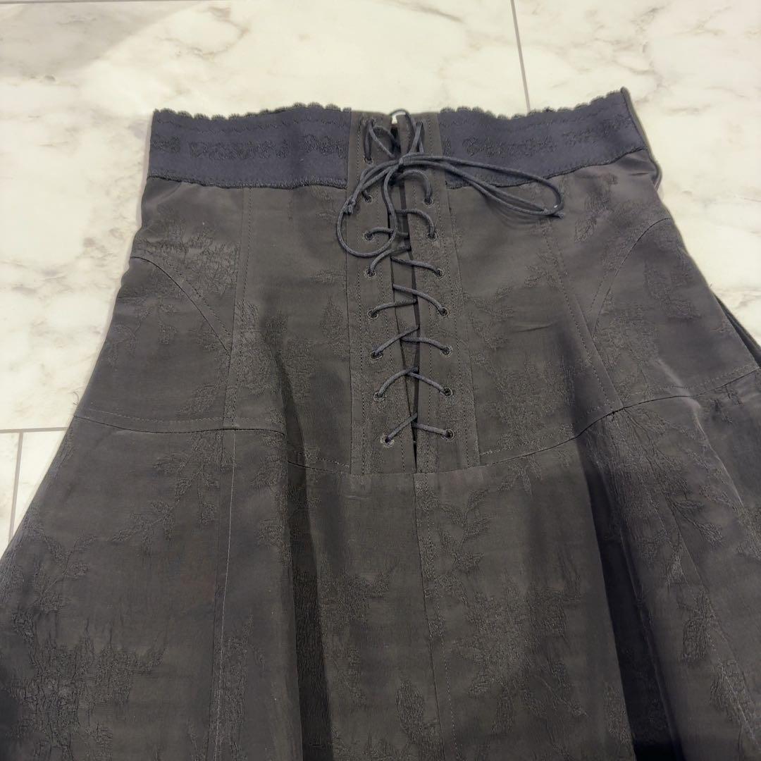 【新品未使用】FETICO ROSE JACQUARD MAXI SKIRT