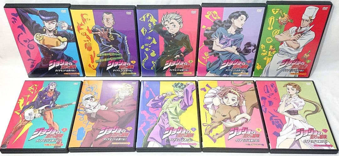 ジョジョの奇妙な冒険/ダイヤモンドは砕けない 【4部】DVD 全20巻 セット
