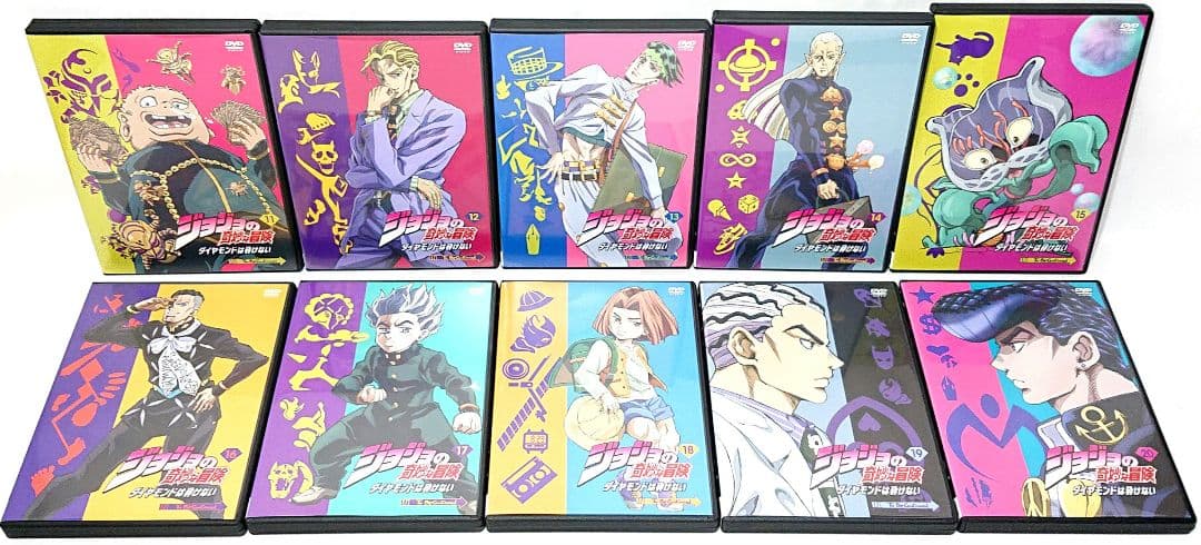 ジョジョの奇妙な冒険/ダイヤモンドは砕けない 【4部】DVD 全20巻 セット