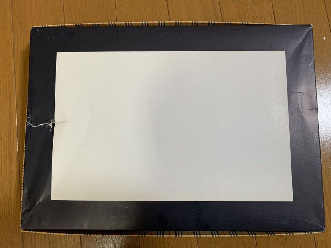 BURBERRY ウール100% ヘリンボーンストール