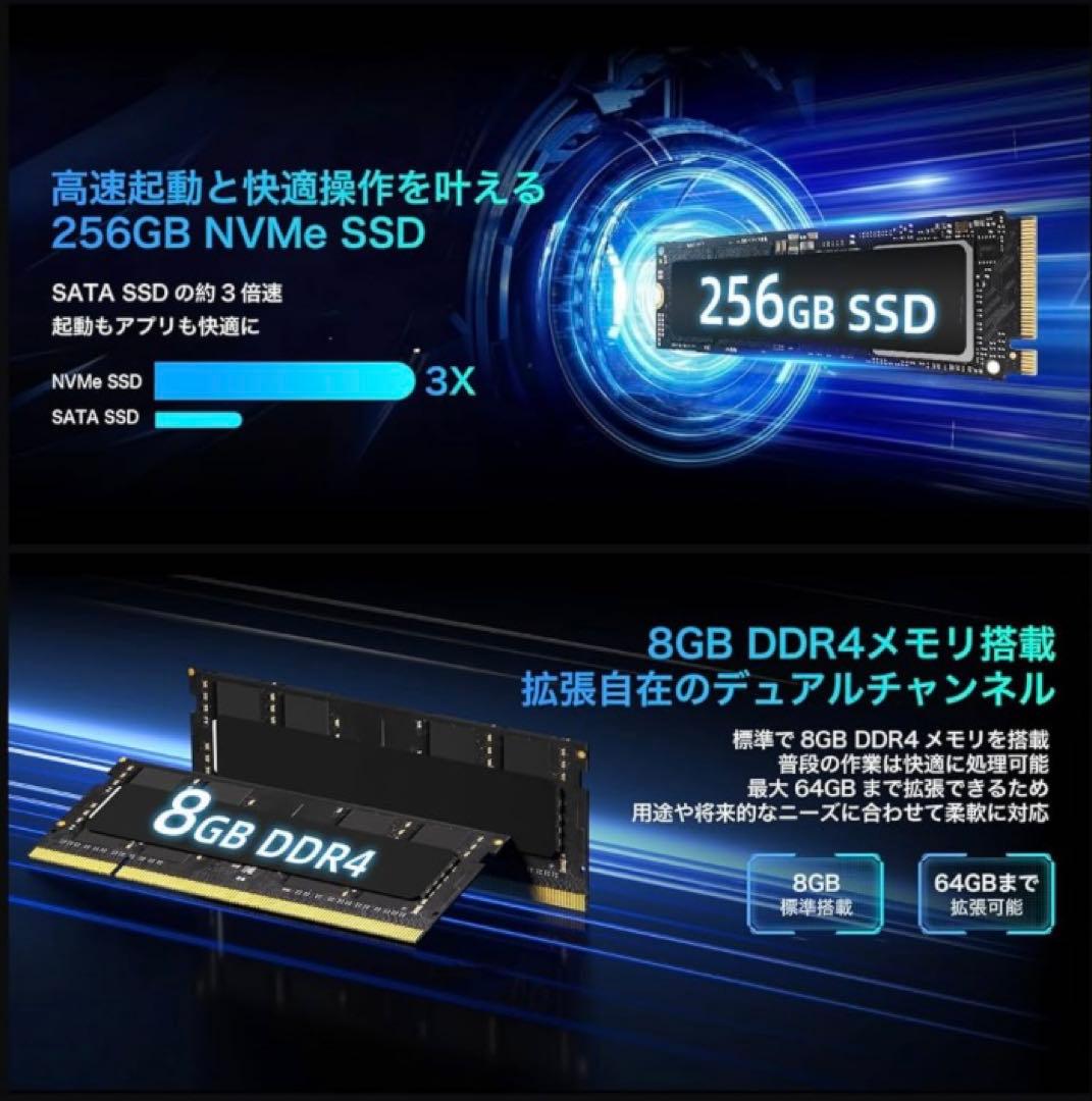 Bmax B2 PowerミニPC Win11 Pro 8GB/256GB 新品