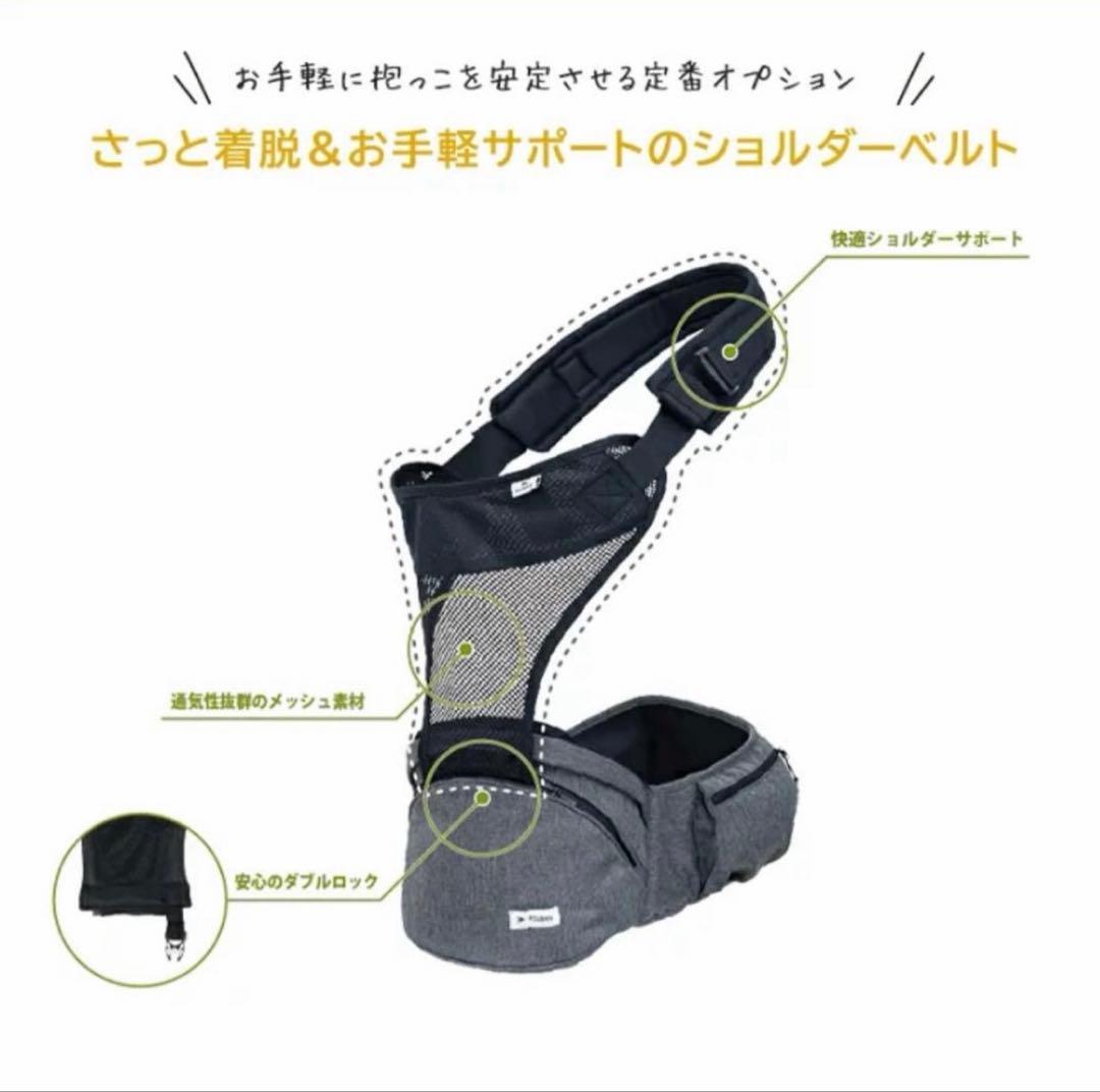 ポルバン アドバンス LUCKY ヒップシート デニムオールブラック
