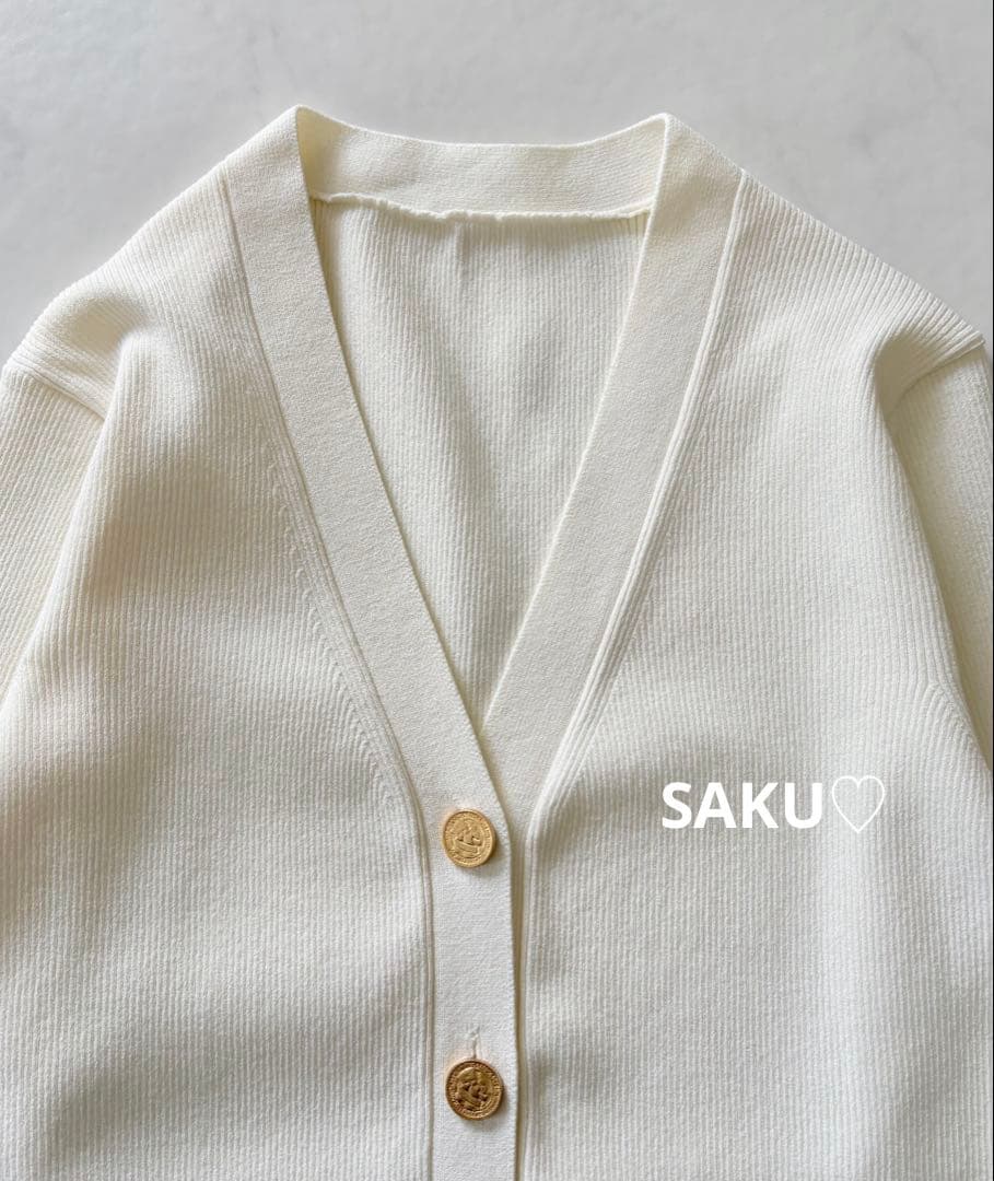 新品❣️25SS❣️ドゥーズィエムクラス DINER RIB Vネックカーディガン