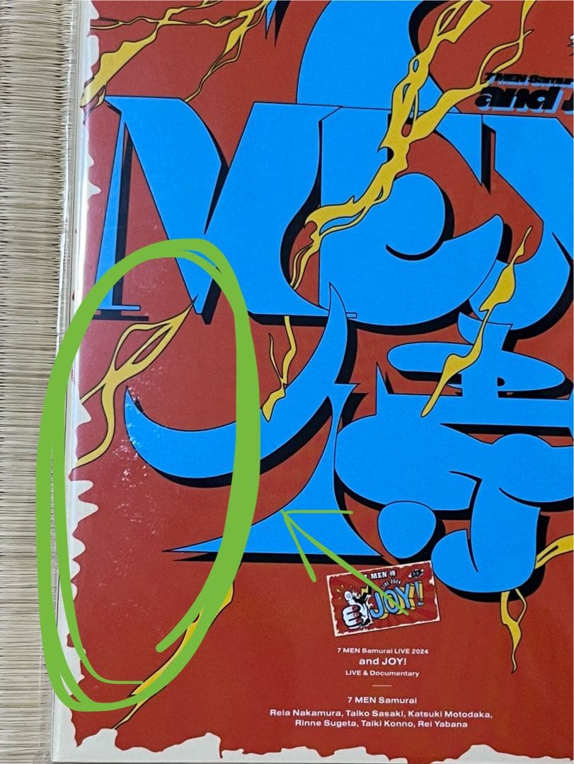 【購入証明あり】7men侍 LIVE 2024 and JOY！ Blu-ray
