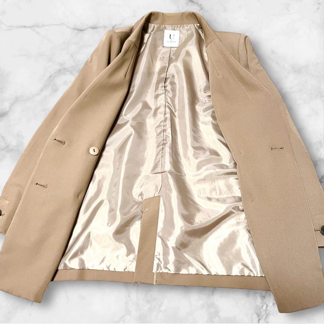 【美品】SPICK&SPAN ベージュ ダブルブレスト ジャケット 38