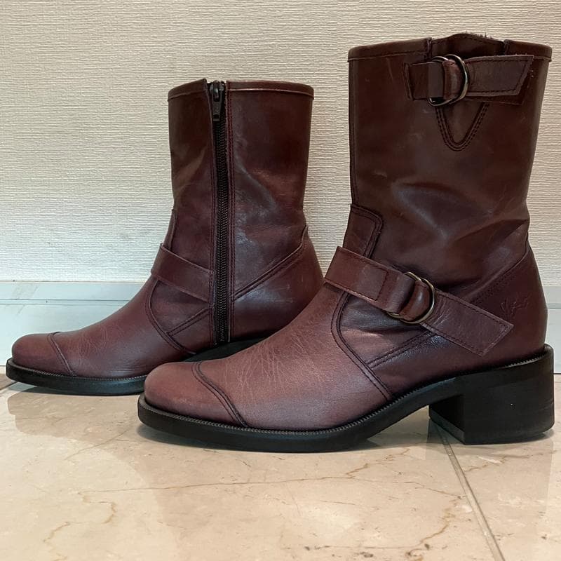 YOSUKE レザー 本革 エンジニアブーツ 23.5cm
