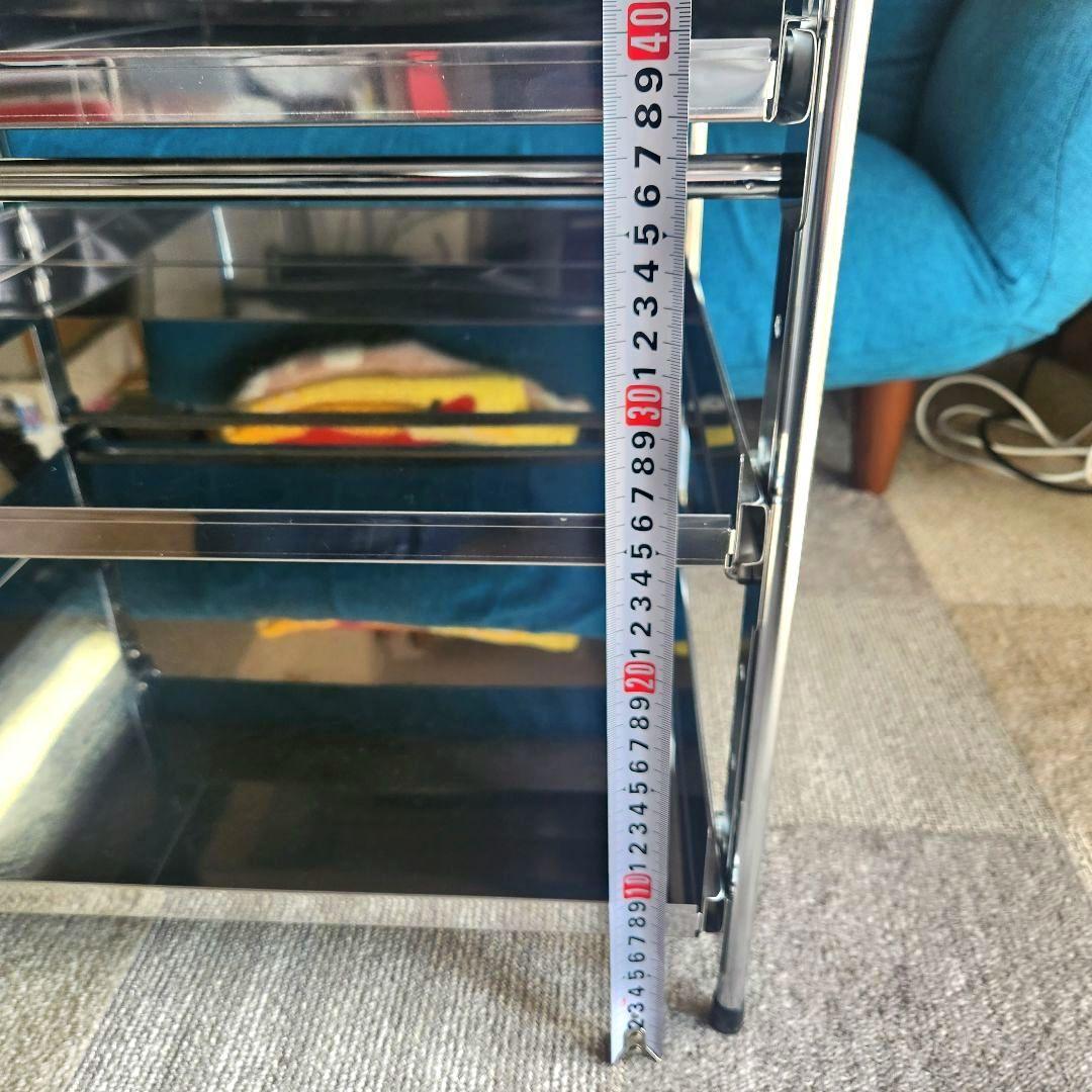 シンク下収納 スライドラック 棚3段 幅50cm キッチンラック [川口工器]