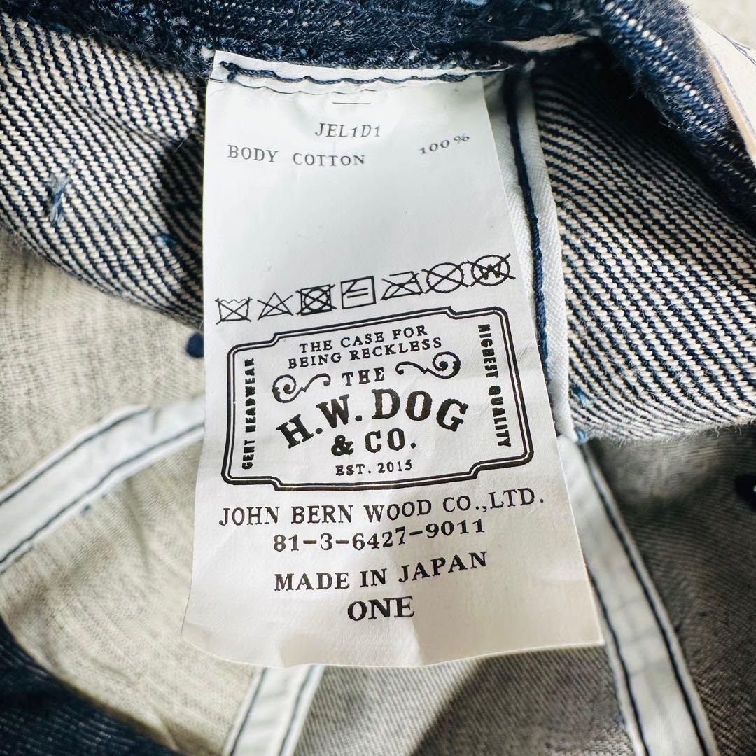 H.W.Dog × JELADO B.B.Cap デニムキャップ　帽子 美品