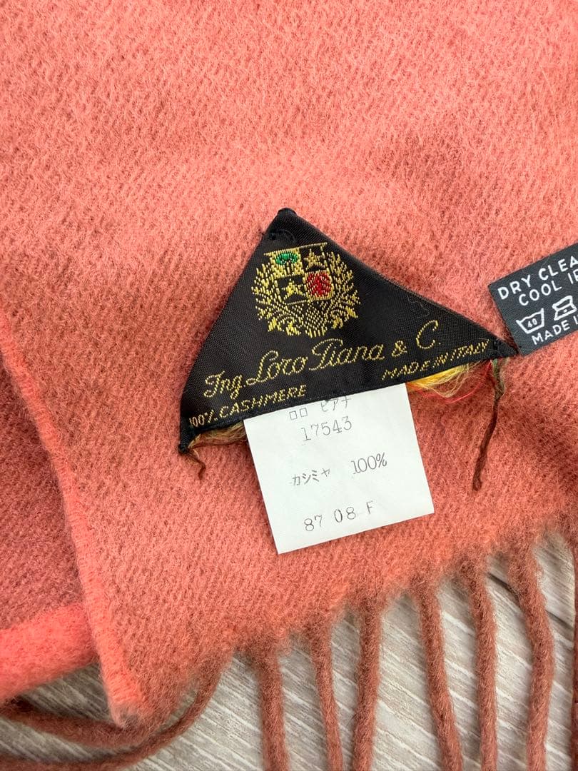 Ing.Loro Piana&C.⭐︎イタリア製カシミア100%マフラー【中古】♡