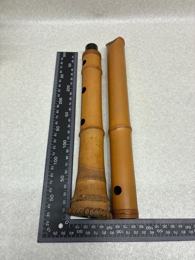 D0103）尺八 本体 竹製 約55cm 管楽器