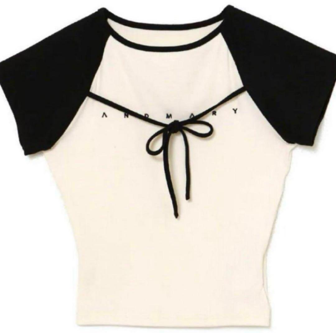 新品 ANDMARY 人気完売アイテムトップス Alma ribbon top