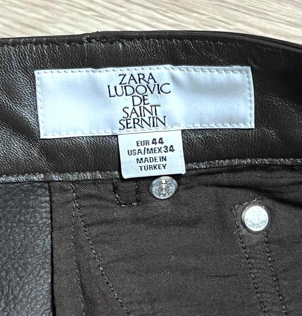 ZARA × Ludovic de Saint Sernin レザースリムパンツ