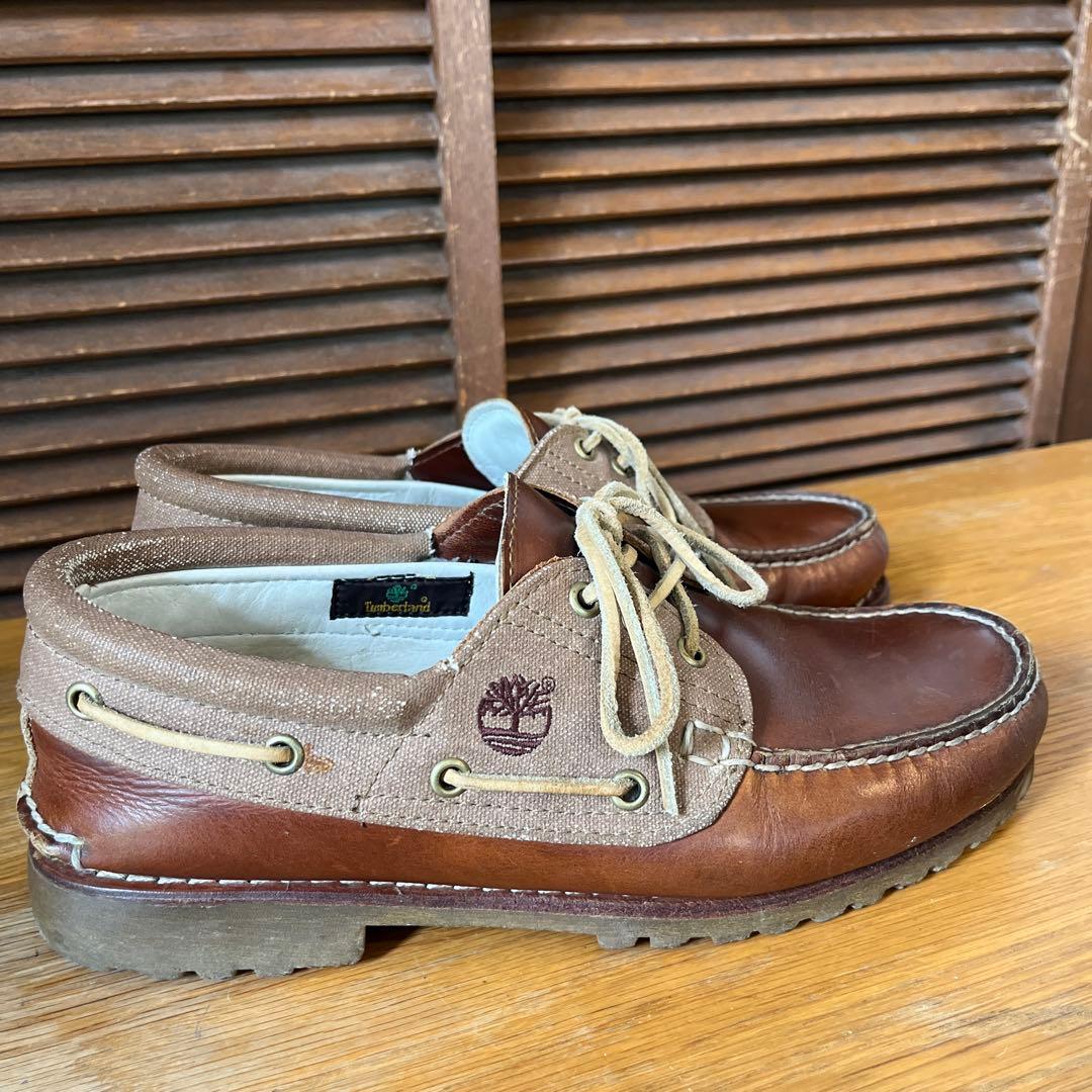 Timberland デッキシューズ ブラウン　スリーアイ(3eye) US9