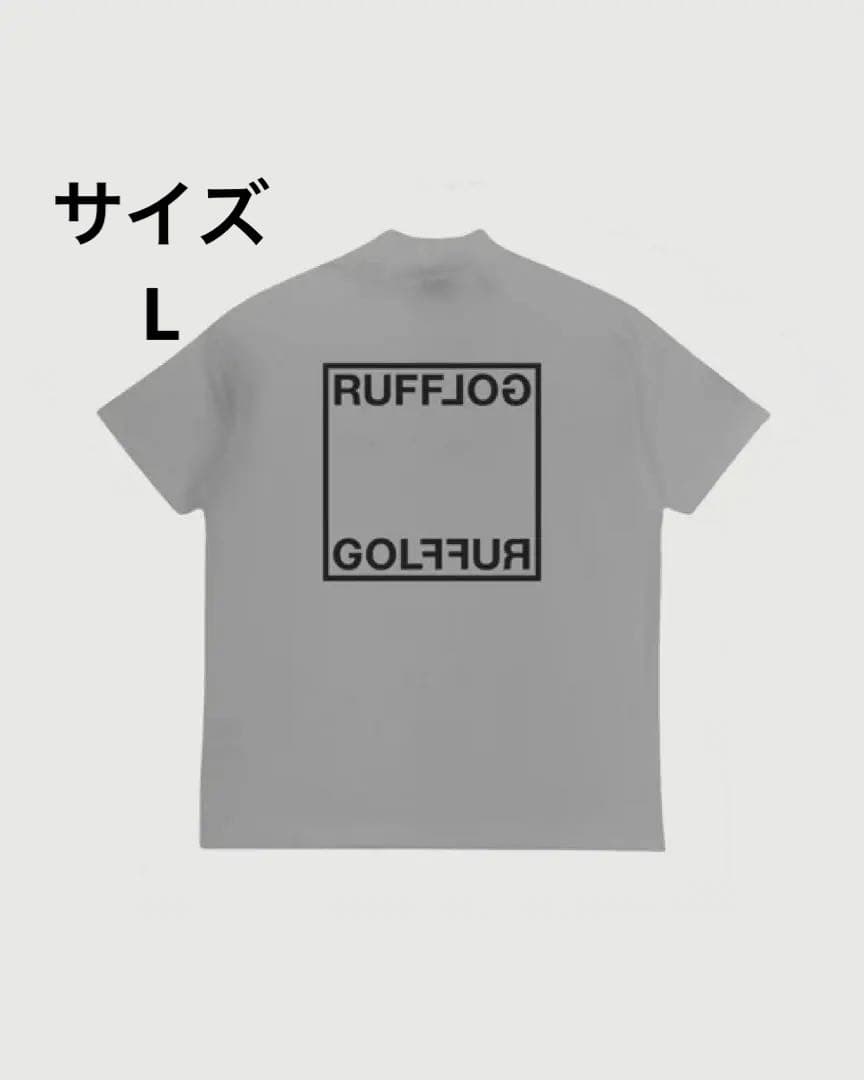 新作RUFFLOG SQUARE LOGO MOCK NECK SHIRTS L