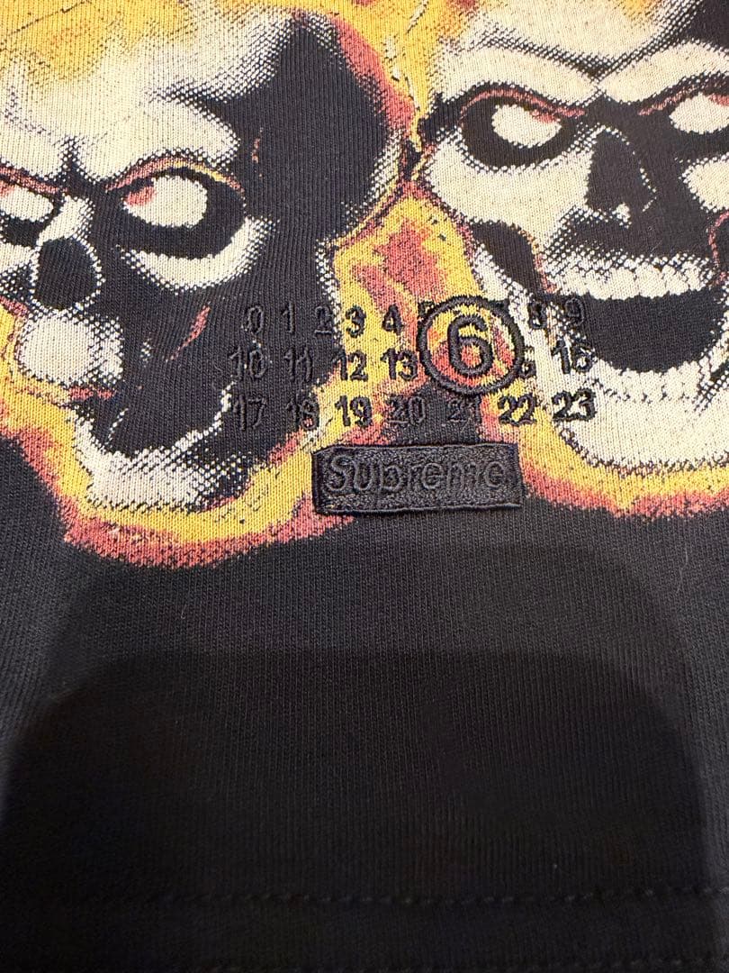 supreme mm6 24ss コラボ Liquid Blue Tシャツ