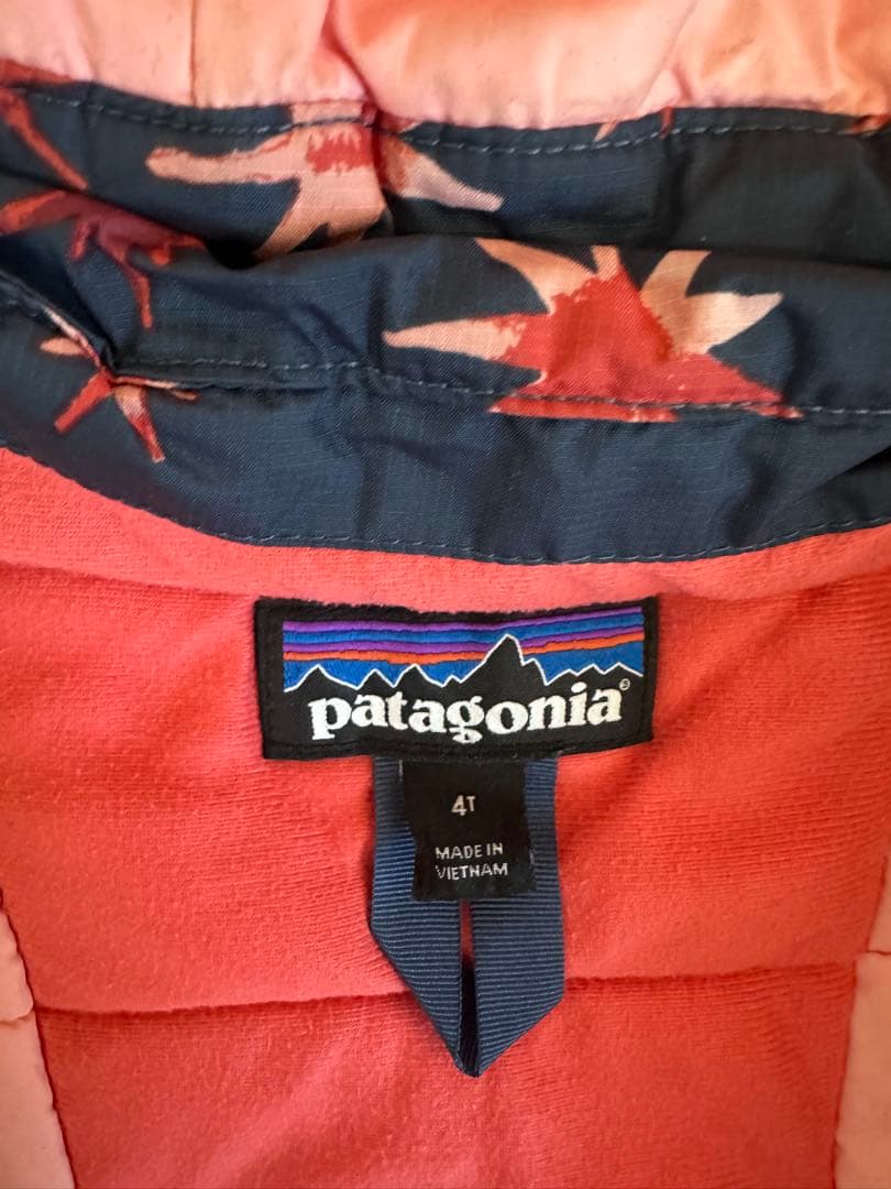 patagonia 子ども用ウェア 4T 100