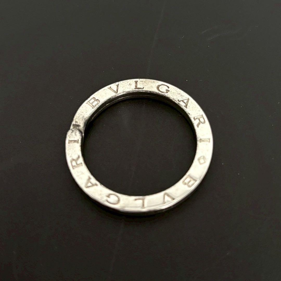 ブルガリ BVLGARI キーリング ネックレス シルバー ビーゼロワン 紐付き