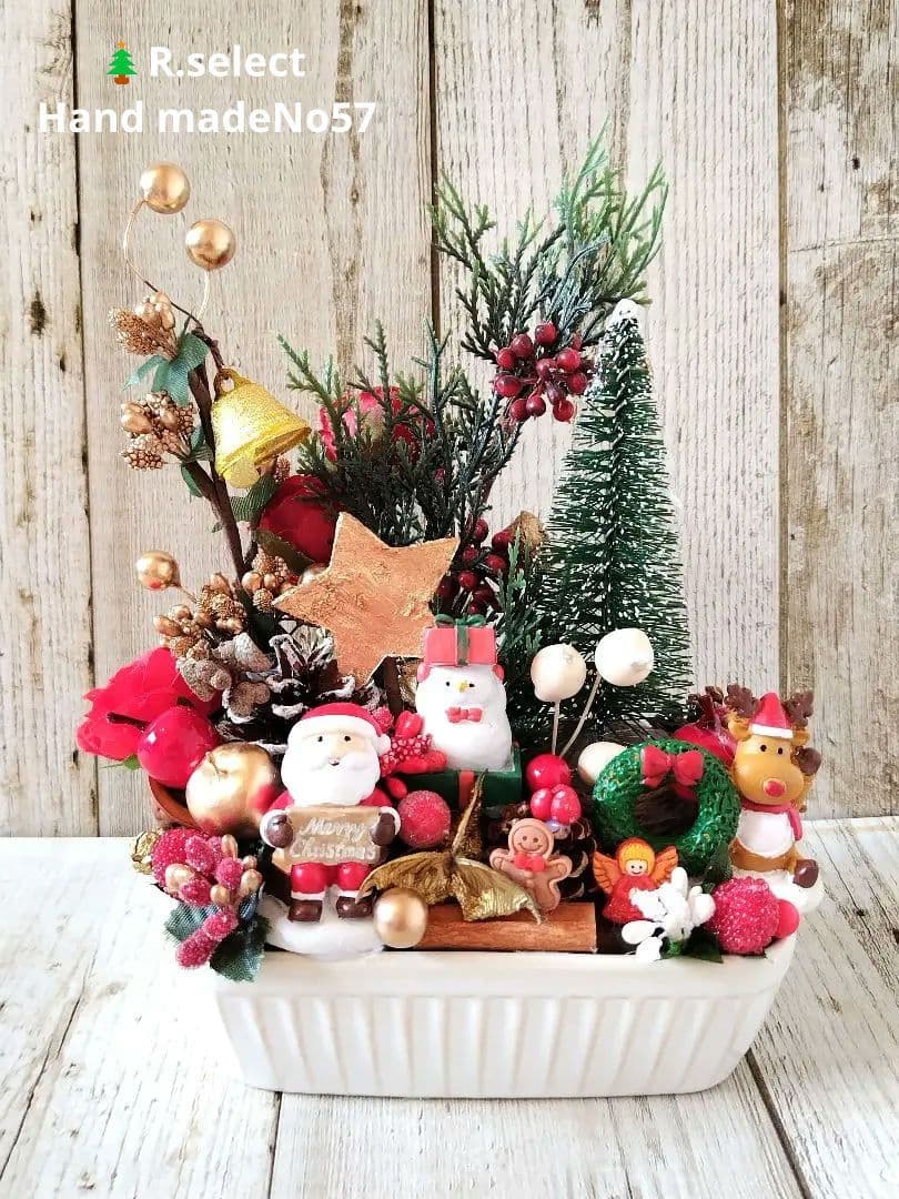 りょう様オーダー専用Christmas アレンジ.壁掛けオブジェ他おまとめ