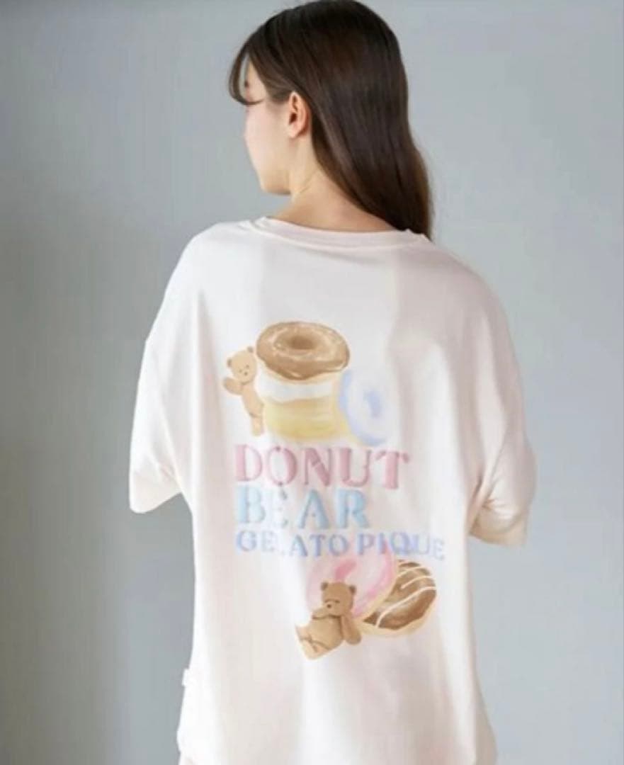 ジェラートピケ gelato pique　ドーナツベアTシャツ　新品未使用タグ付