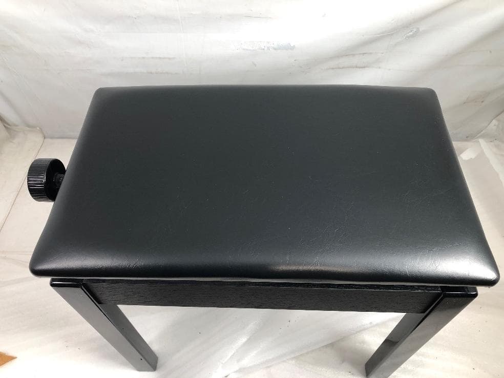 ※61703※YAMAHAピアノ椅子　BC-205PE （黒艶）★送料無料