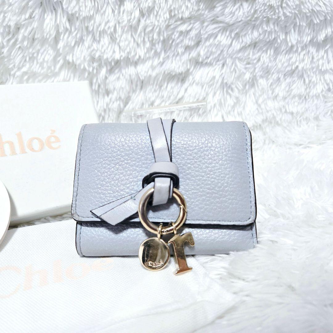 限定値下☆Chloe アルファベット r 三つ折り財布 レザー