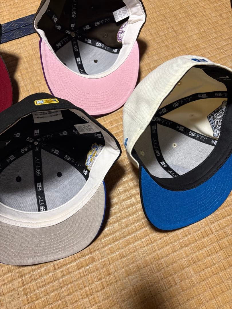 プ*！様 NEW ERA 7個セット　7 5/8 ニューエラ　別注品