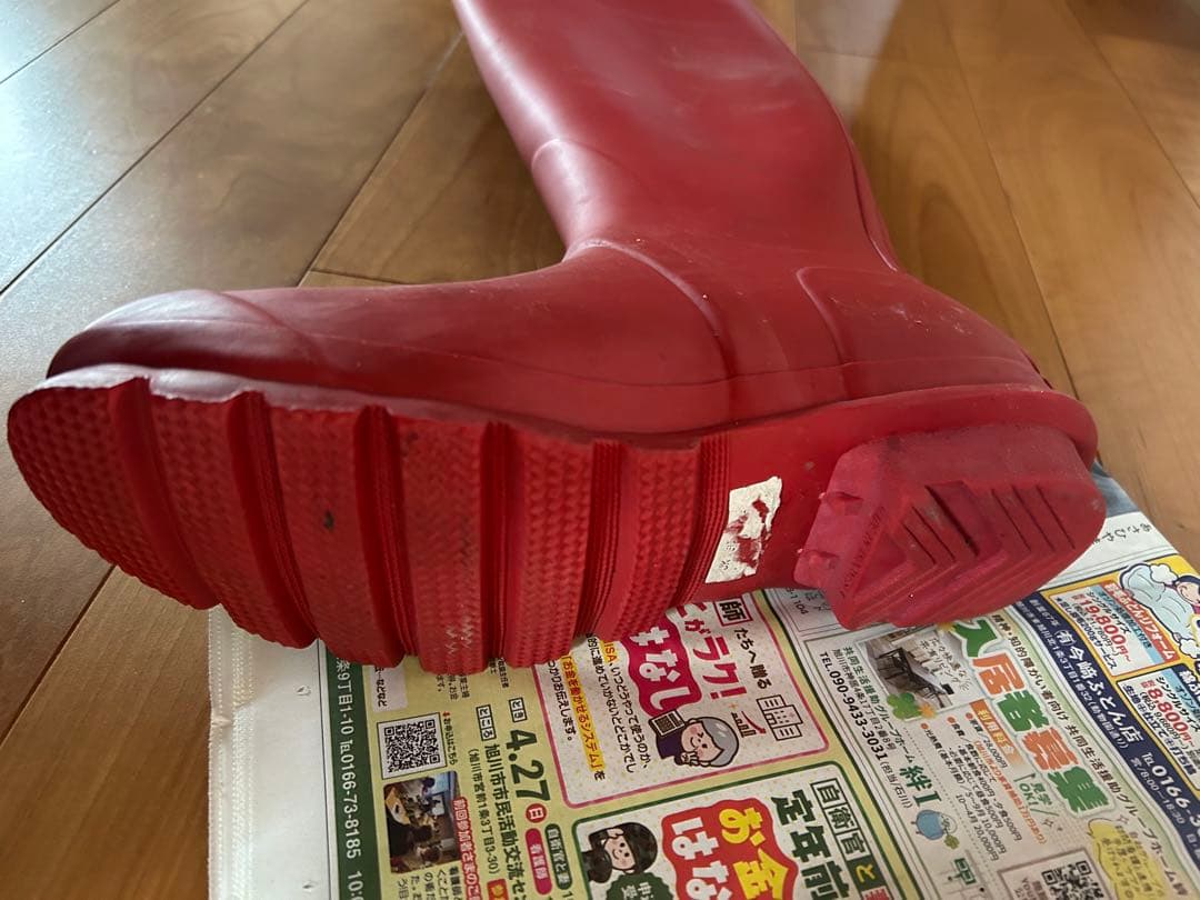 HUNTER レッド 長靴