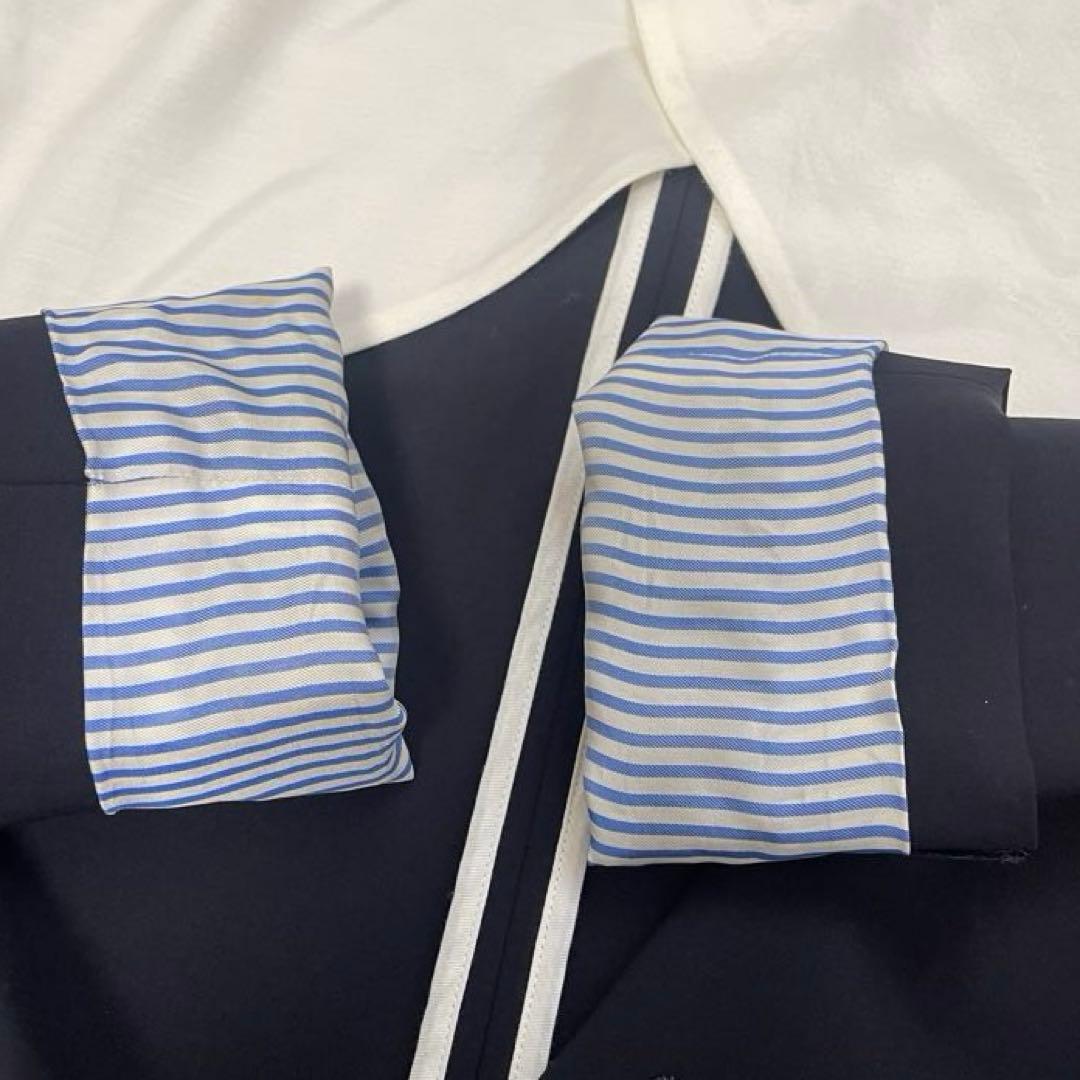 MACPHEE BARNEYS ダブルブレストジャケット 紺ブレ﻿ネイビー36