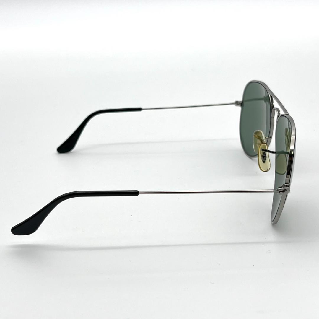 良品 Ray-Ban サングラス USA B&L グリーンレンズ ケース付き