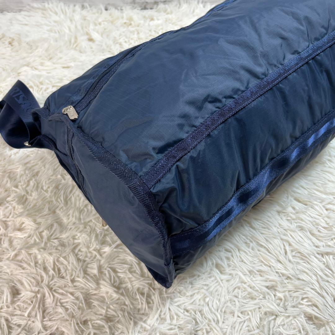 美品 レスポートサック ボストンバッグ ネイビー 2way