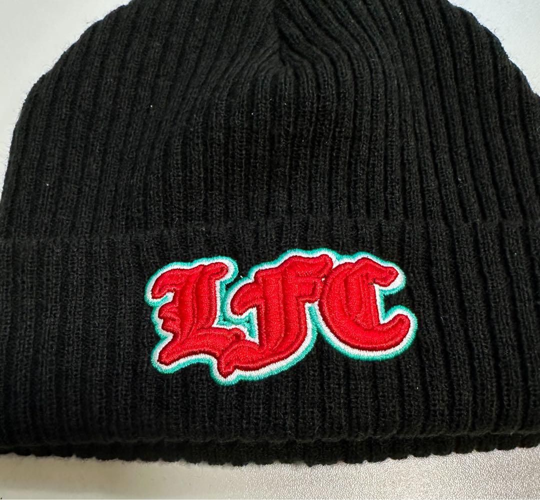 LFC刺繍 ニューエラ リバプール ニットキャップ 国内未発売