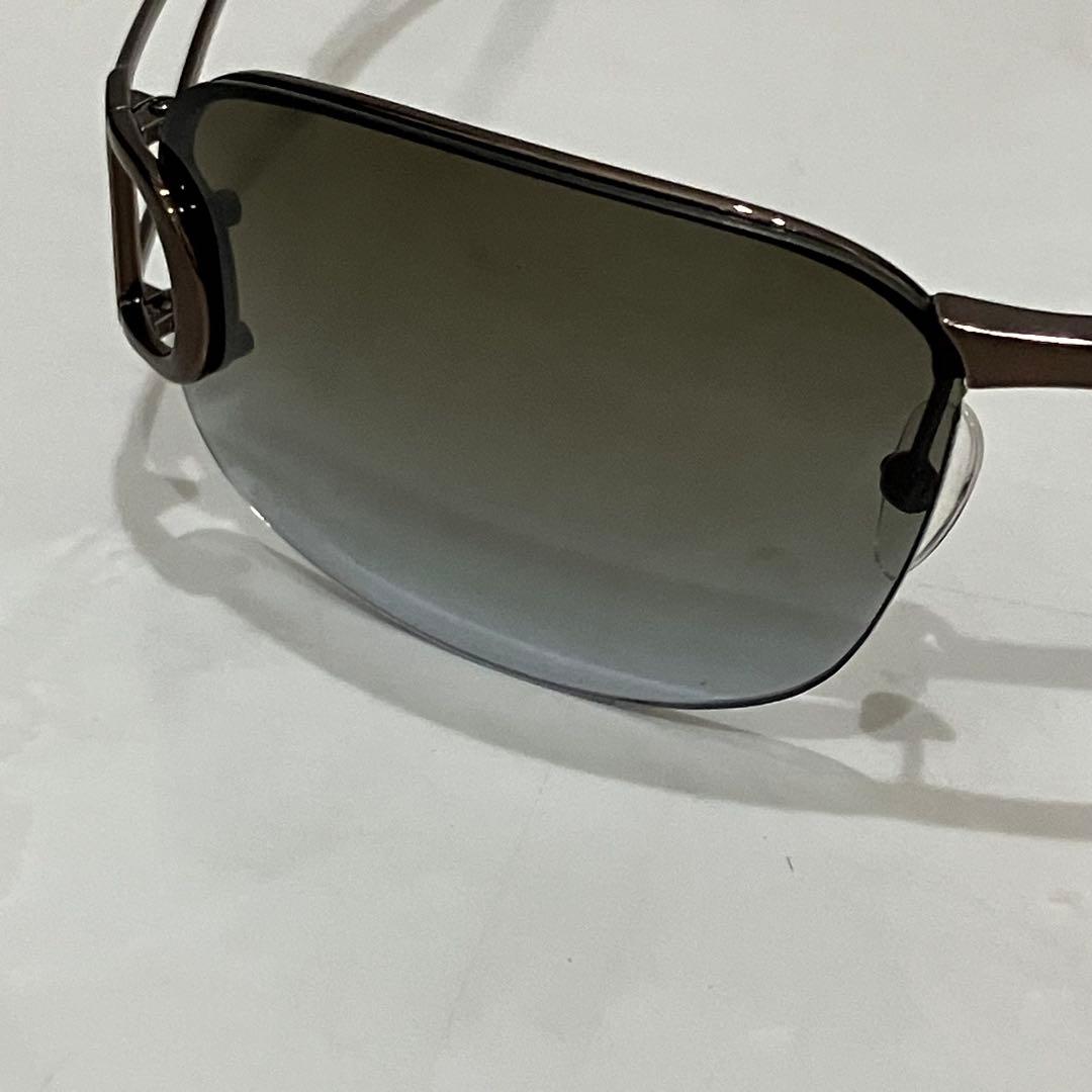 極美品 Dior ディオール サングラス ハーフリム グラデーション リムレス