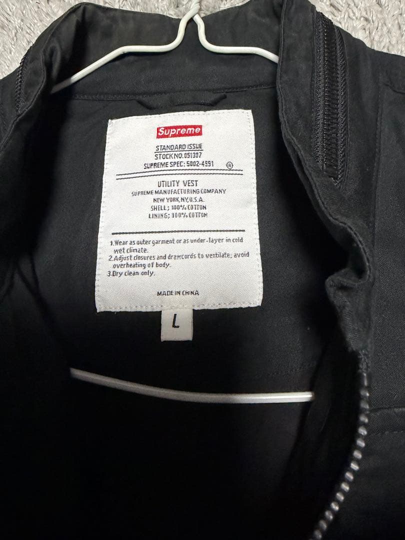Supreme Utility Vest ブラック L