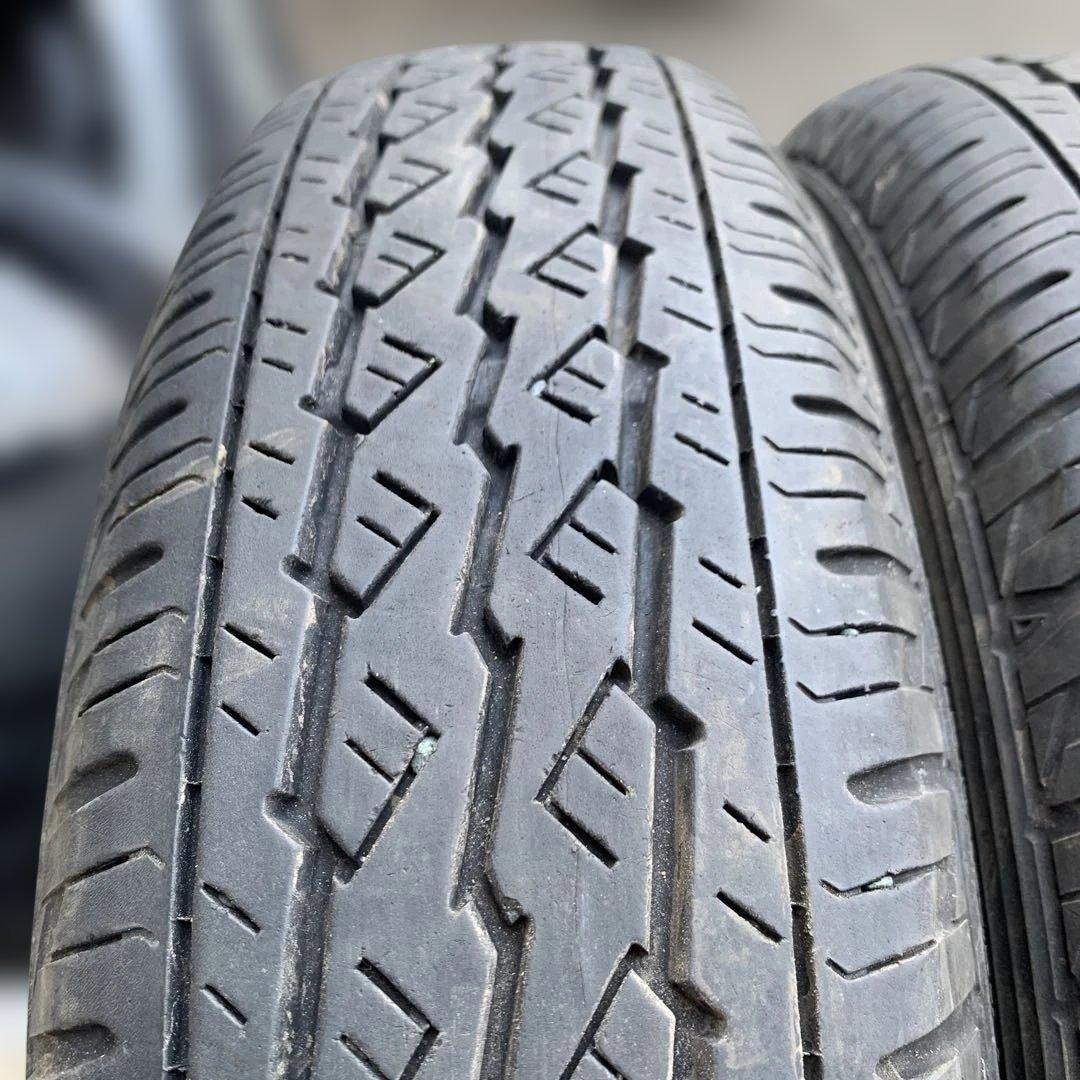 サマータイヤ ブリヂストン K370 145/80R12 LT （赤025）