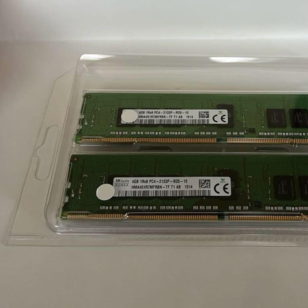 SKhynix DDR4 2133P 4gb×4枚 16gb