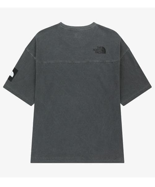 【韓国限定】THE NORTH FACE ロゴ ステッチ Tシャツ グレー XL