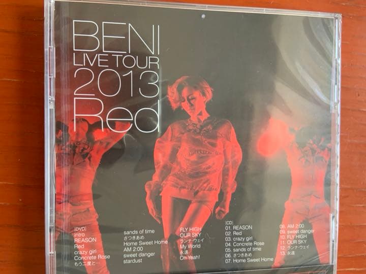【廃盤 新品未開封】BENI『Red LIVE TOUR 2013』DVD+CD