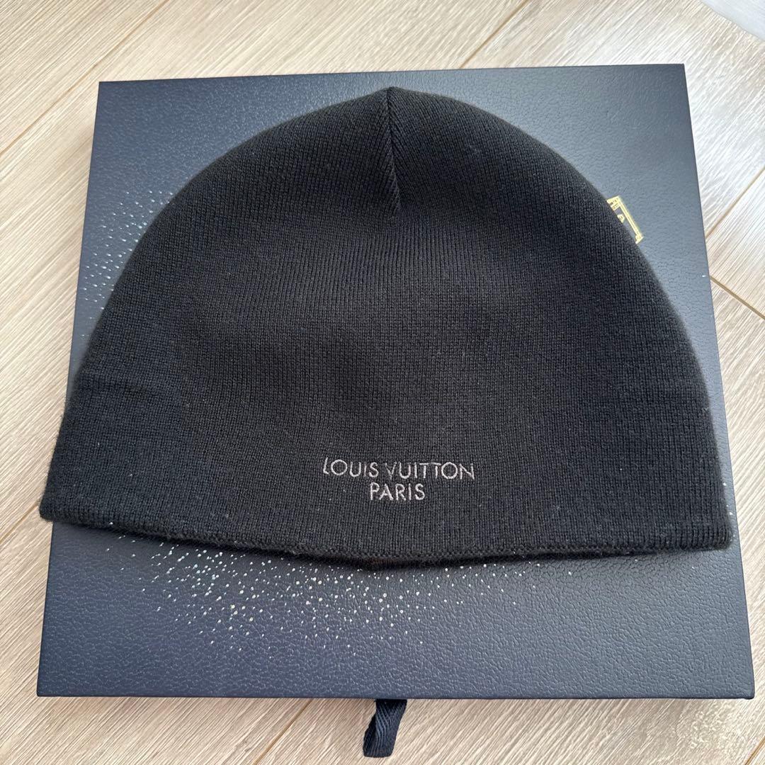 LOUIS VUITTON ニット帽 ブラウン・ブラック