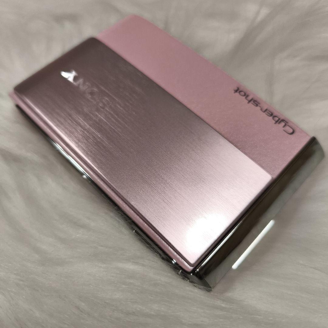 極美品・ほぼ未使用SONYソニーCyber-shot DSC-T70 ピンク箱付