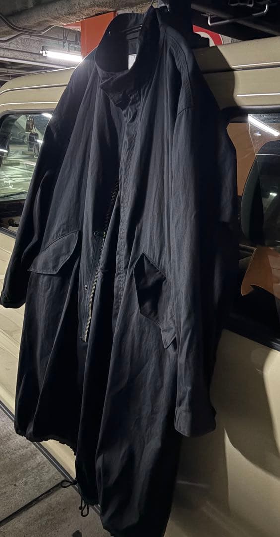 【HYKE】 N/C TYPE M-65 FIELD COAT 黒 サイズ4