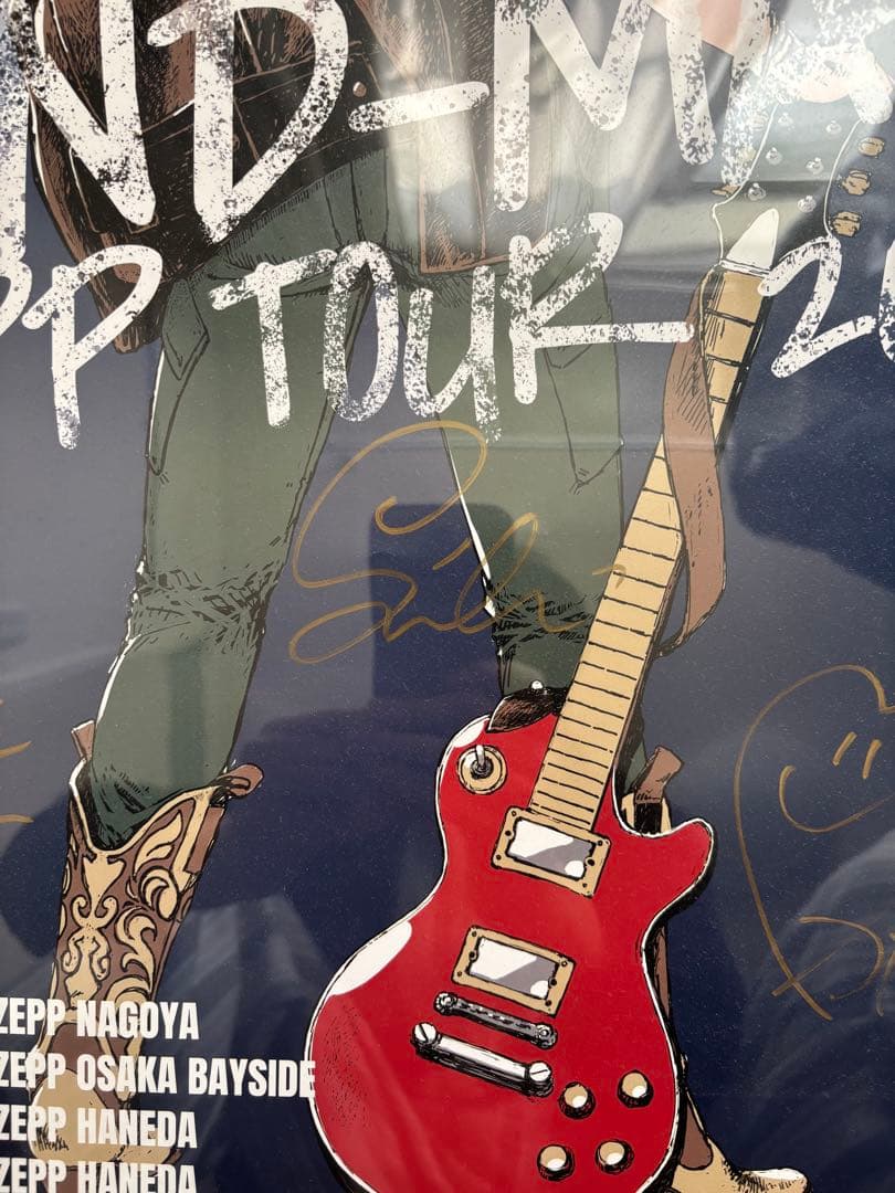 BAND-MAID ZEPP TOUR 2024 直筆メンバー全員ポスター