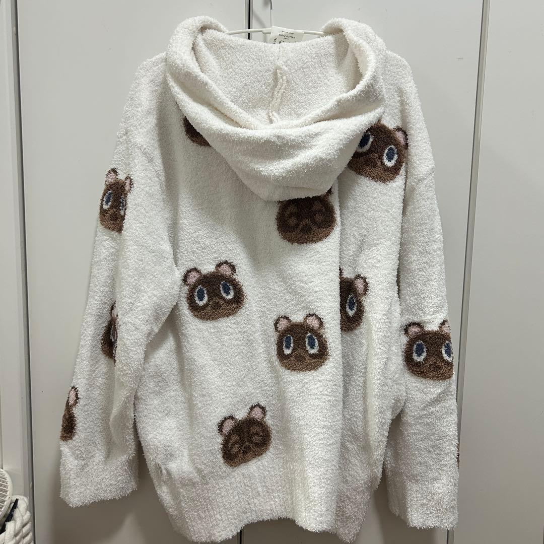 ジェラートピケ　あつまれどうぶつの森　パーカー つぶまめ
