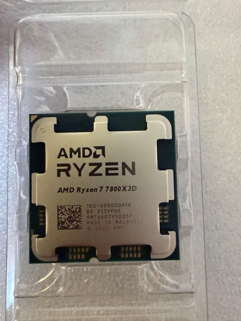 さ*な様 ryzen7 7800x3d バルク品