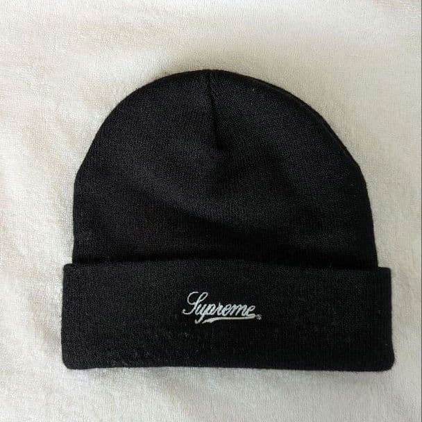 に*ゃ様 SUPREME×HYSTERIC GLAMOUR ビーニー 黒