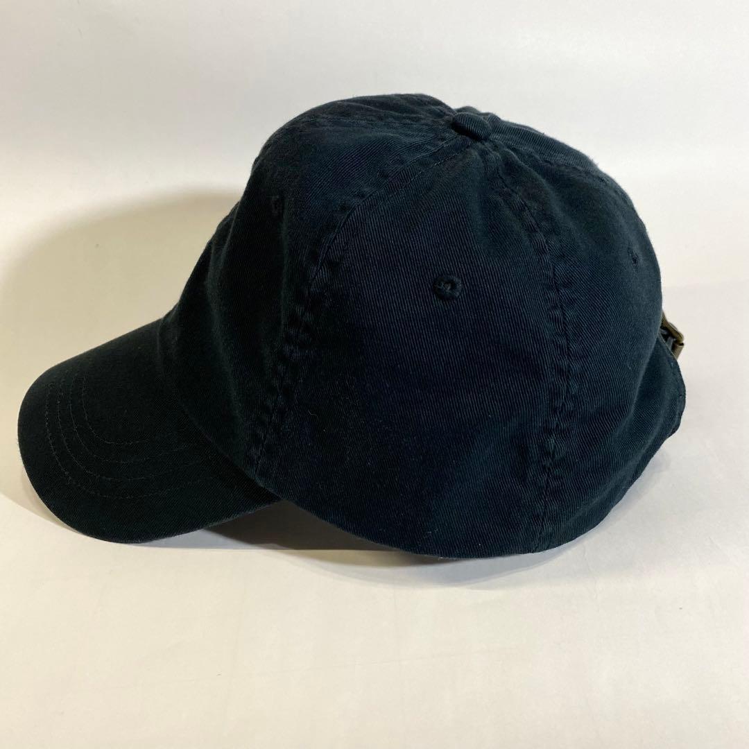 POLO RALPHLAUREN ポロ ラルフ ポニー 6パネルキャップ 黒 金