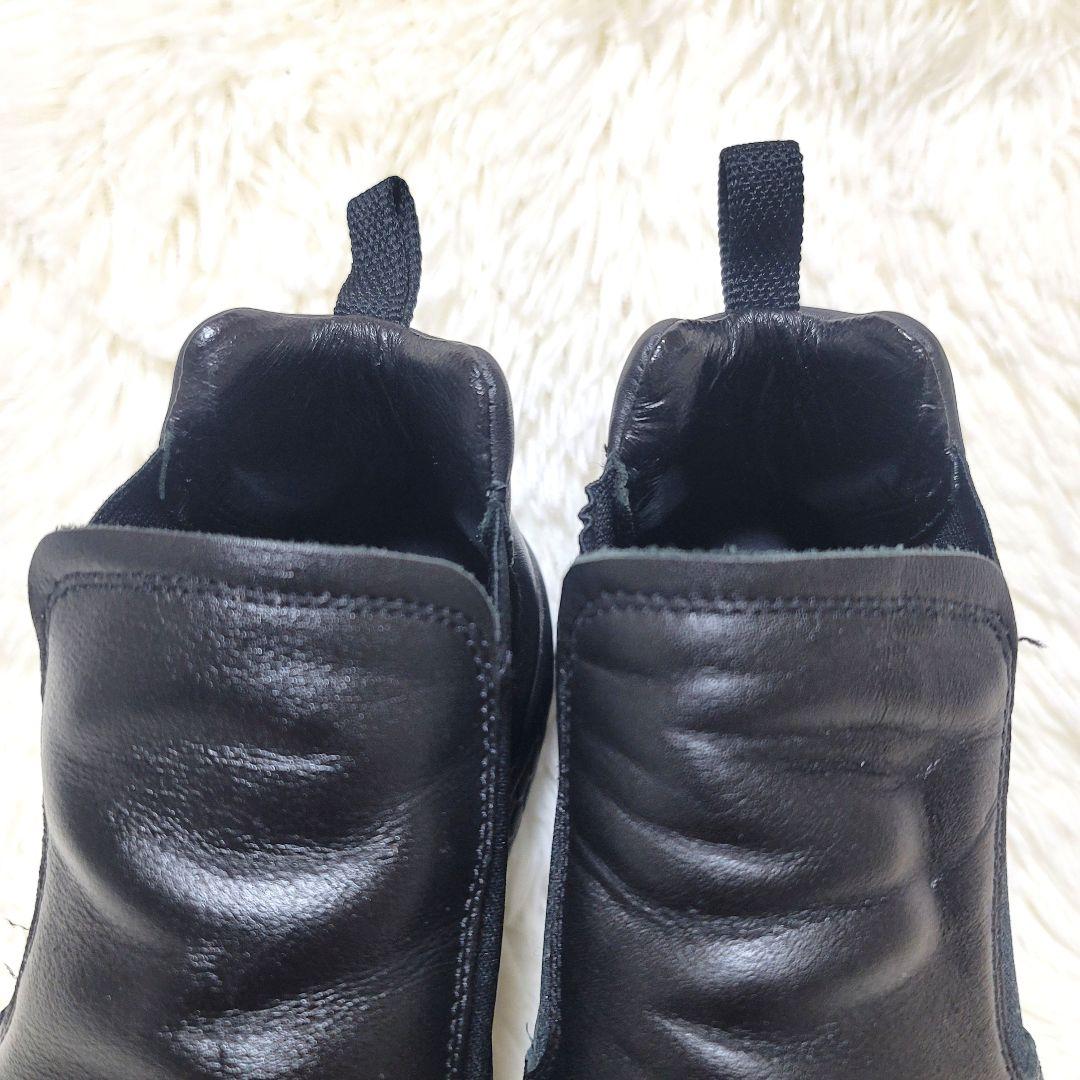 美品❤️リーボック フューリー チェルシー ブーツ 24cm ブラック 厚底