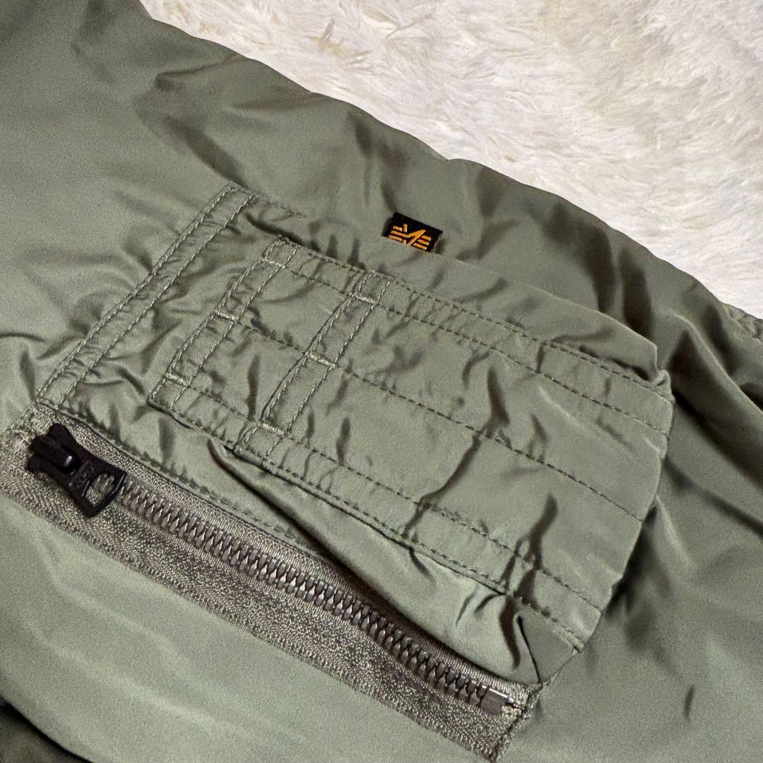 ALPHA INDUSTRIES アルファ MA-1 フライトジャケット L