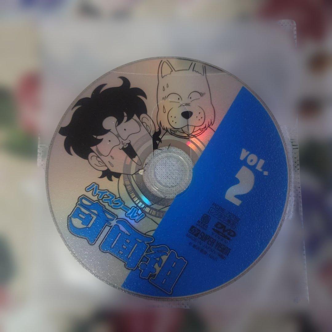 ハイスクール！奇面組レンタルDVD全巻セット ジャケットとディスクのみ