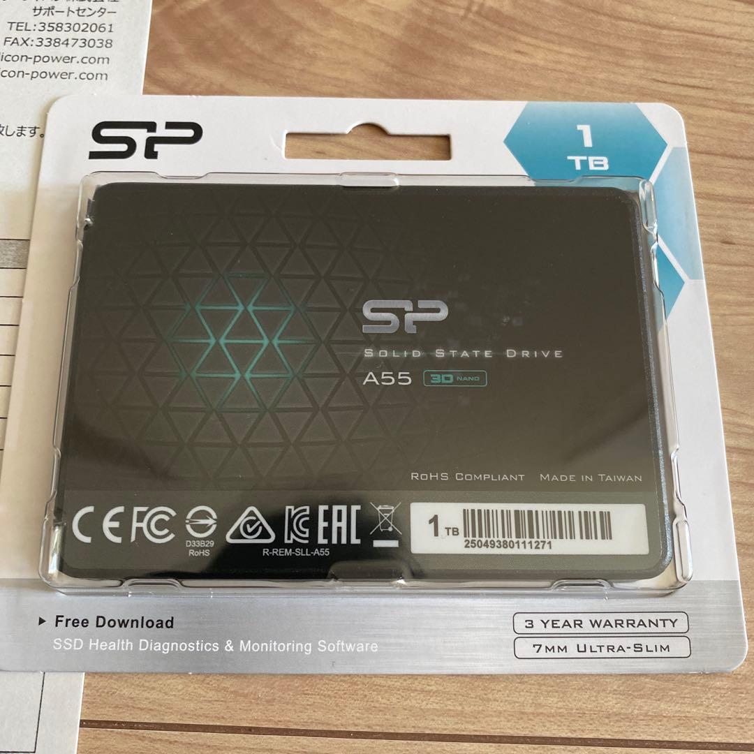 【新品】1TB SSD SiliconPower A55 2.5Inc